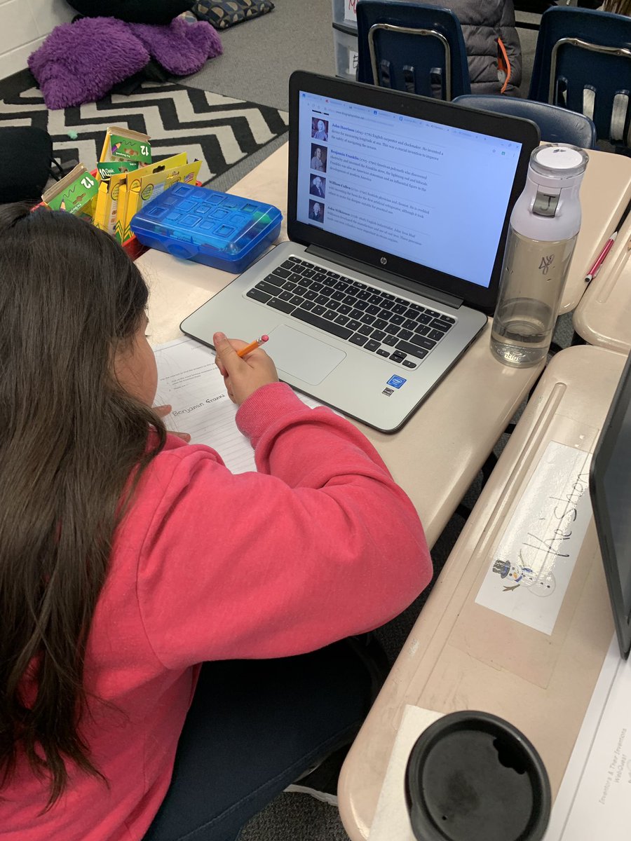RCastleberry259's tweet image. Students enjoyed starting their web quest today on inventors and inventions! Thank you @Lori_Ann_Patton !!! #WPSProud #castleberryclassroom #WPSFutureReady #EnterpriseEagles 4.2