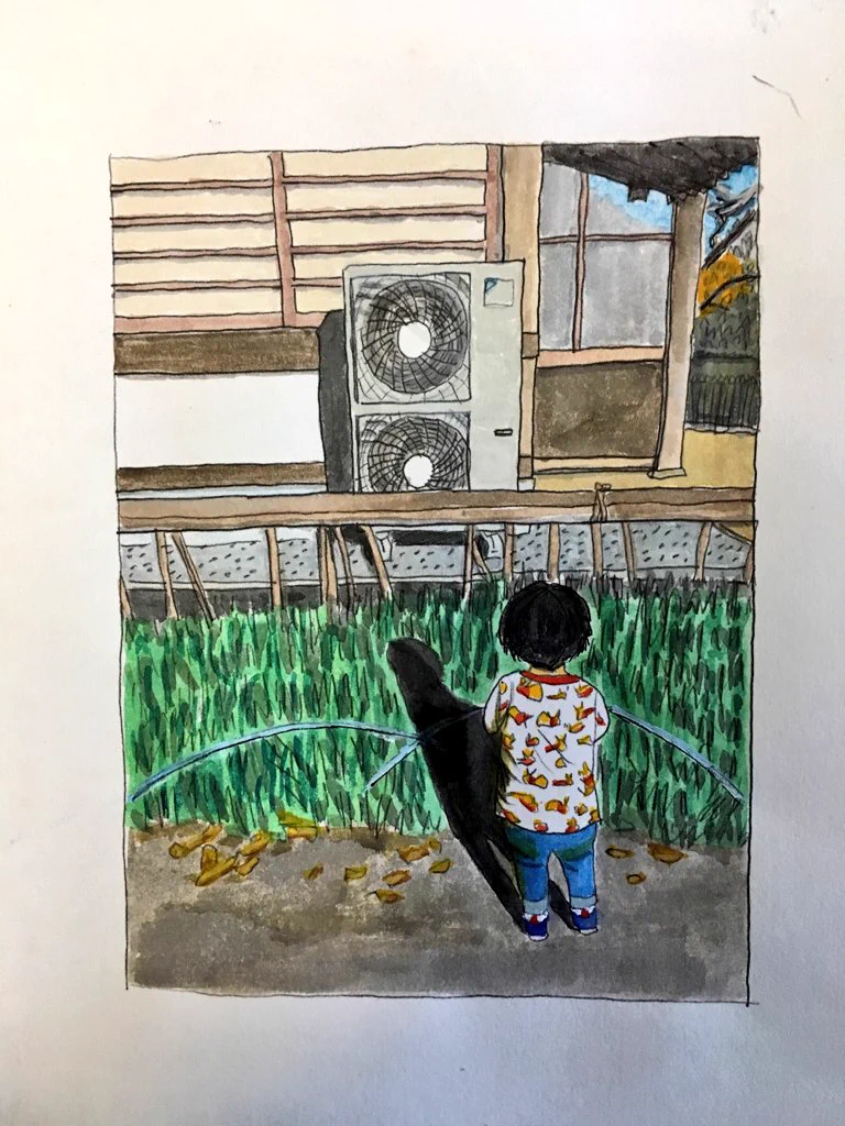 室外機が好きな孫の絵を描くおばあちゃん！祖母の愛が作品に溢れまくってるｗｗｗ