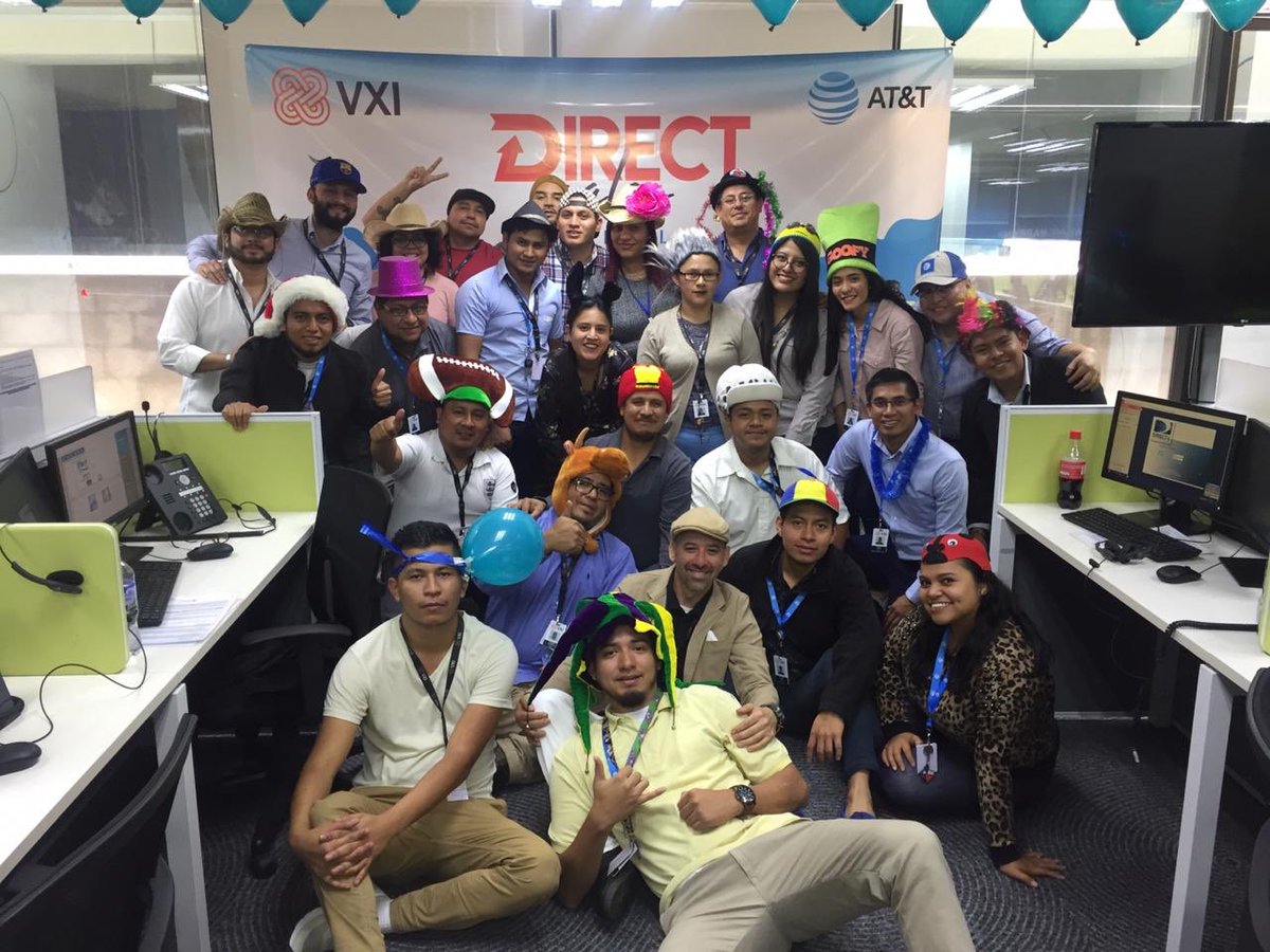 Crazy Hat day celebration - VXI Guatemala ... Great performance MTD, Excelente!!