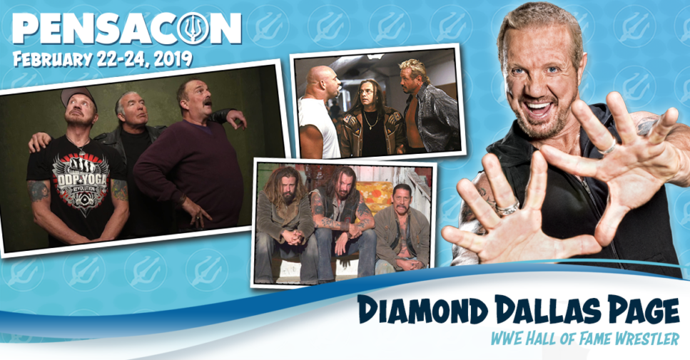 DDPYoga's tweet photo. PENSACOLA, FL - Come out to @Pensacon from February 23 to 24 to meet @RealDDP and get a signed bookplate for Positively Unstoppable when you show your book! https://t.co/twxK0bR7hZ #Pensacon19 #MeetDDP https://t.co/LnQNJ22fOd