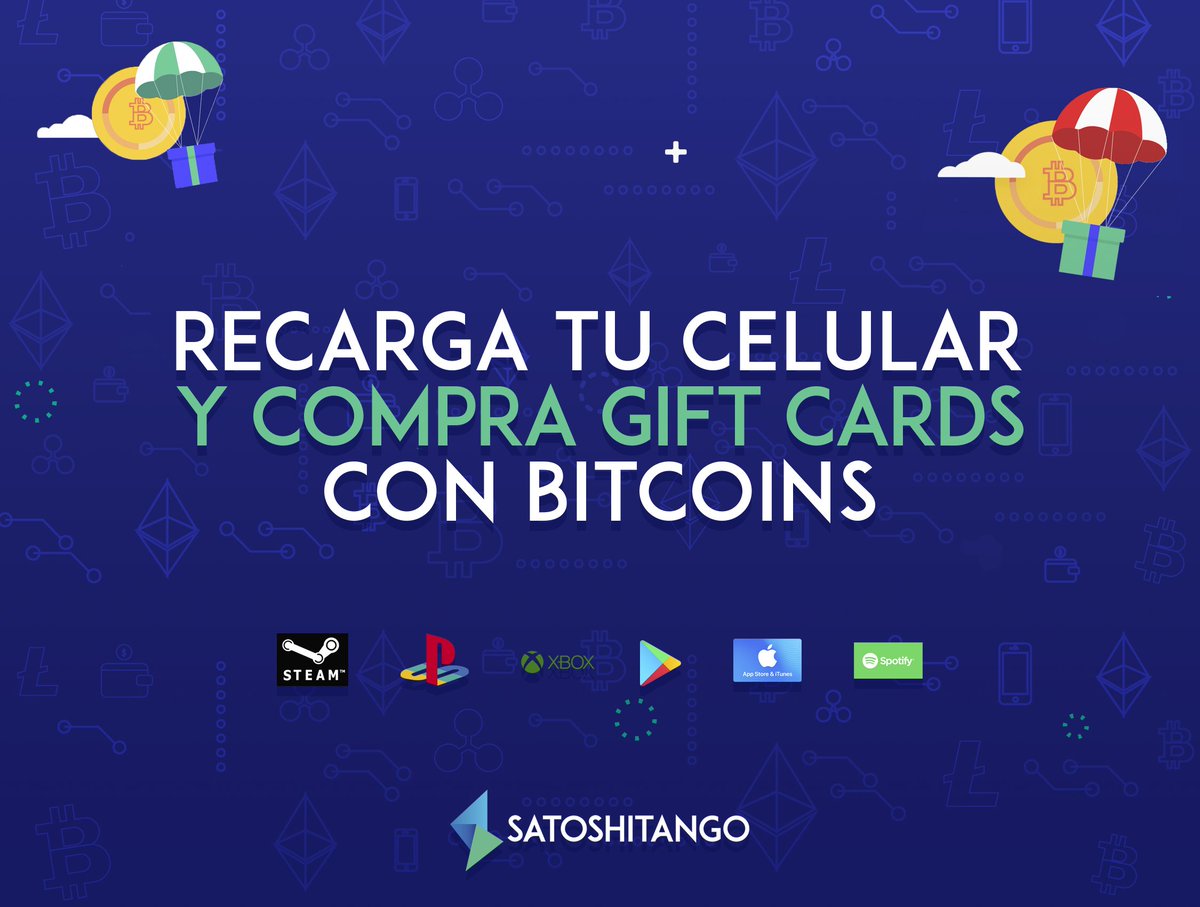 Hola! A partir de hoy pueden recargar sus celulares en más de 100 paises y  comprar gift cards para Amazon, Steam, Playstation, Xbox, Spotify y muchos  más servicios, todo con bitcoins. Encontrarán