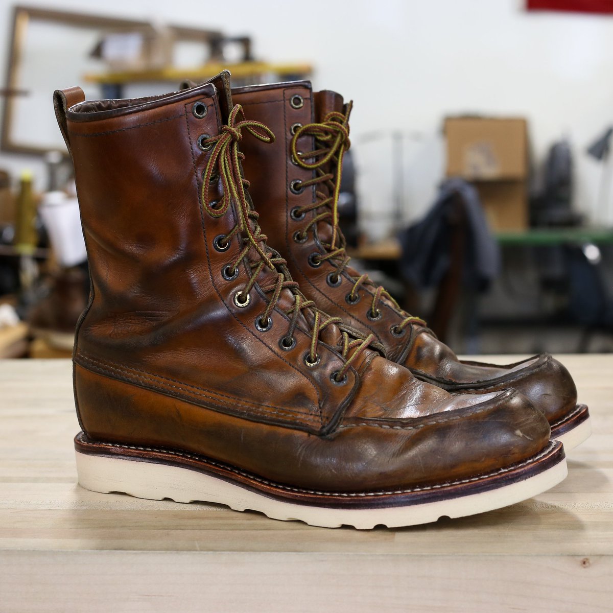 cleaning thorogood boots