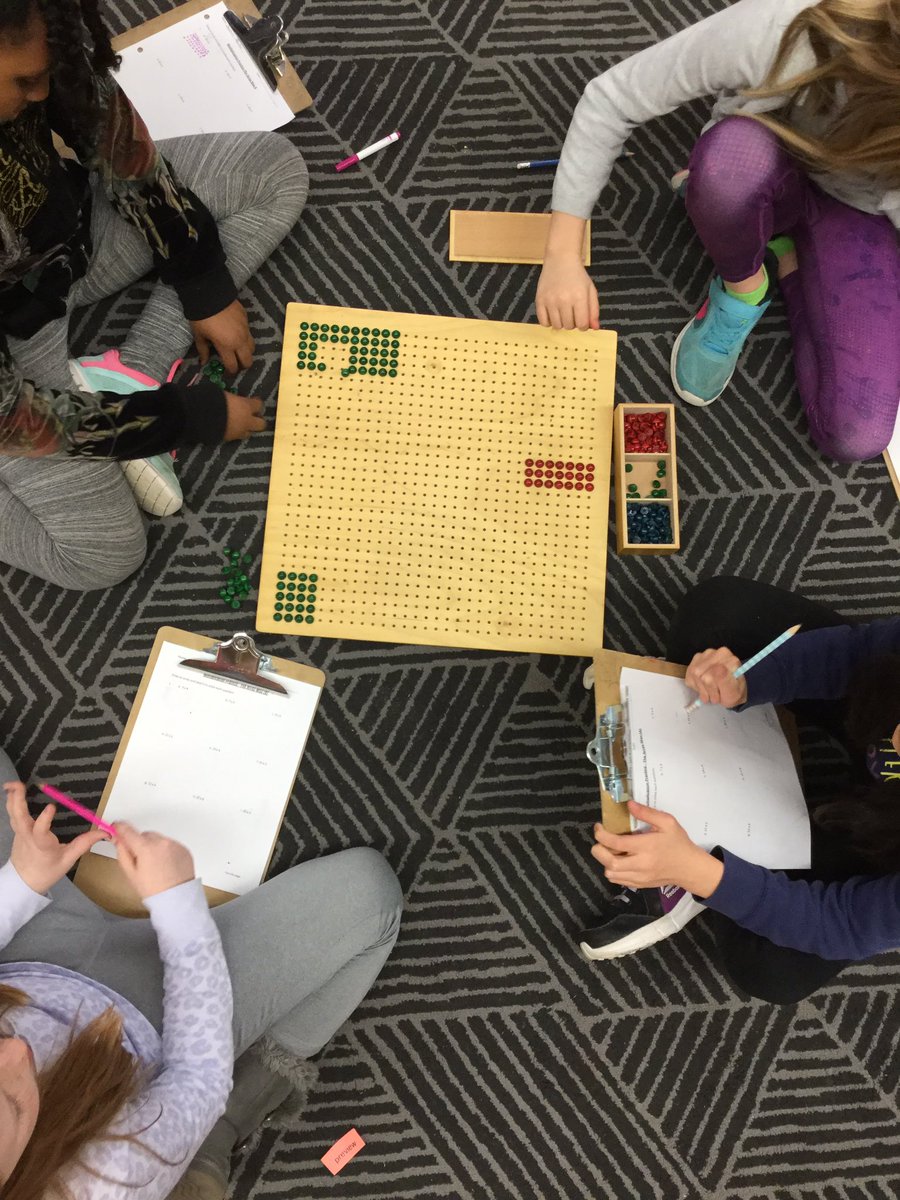 MsKHikida's tweet photo. Today in math, students share the peg board to make arrays as a strategy to solve multiplication problems. https://t.co/vOxopBHdd9