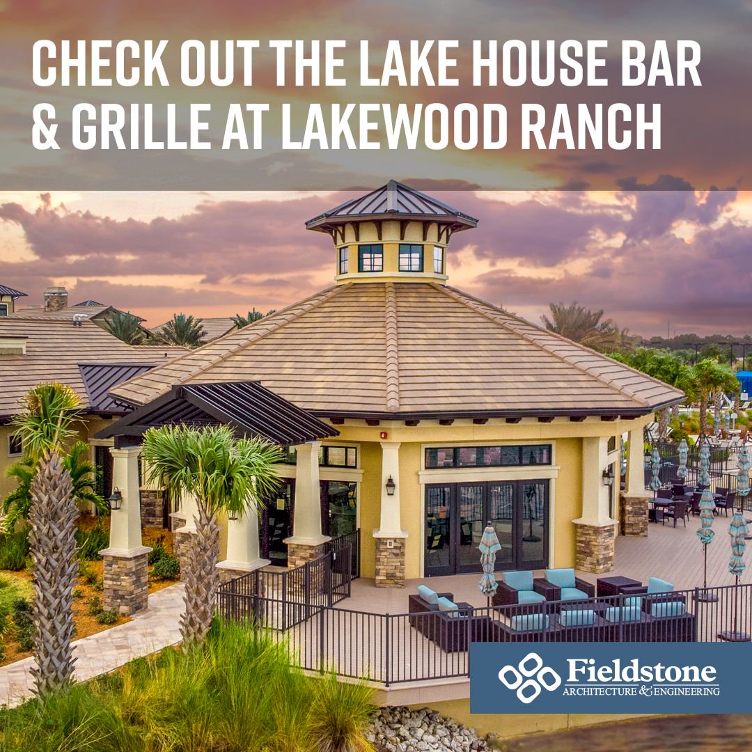 FieldstoneAE's tweet image. The residents enjoy dining at the Lake House Bar &amp;amp; Grille, @DelWebb Lakewood Ranch community&apos;s newest amenity. Learn more about it here: buff.ly/2RuYwwn #FieldstoneDesign #Architecture #InteriorDesign #Engineering #DelWebb #ActiveAdults