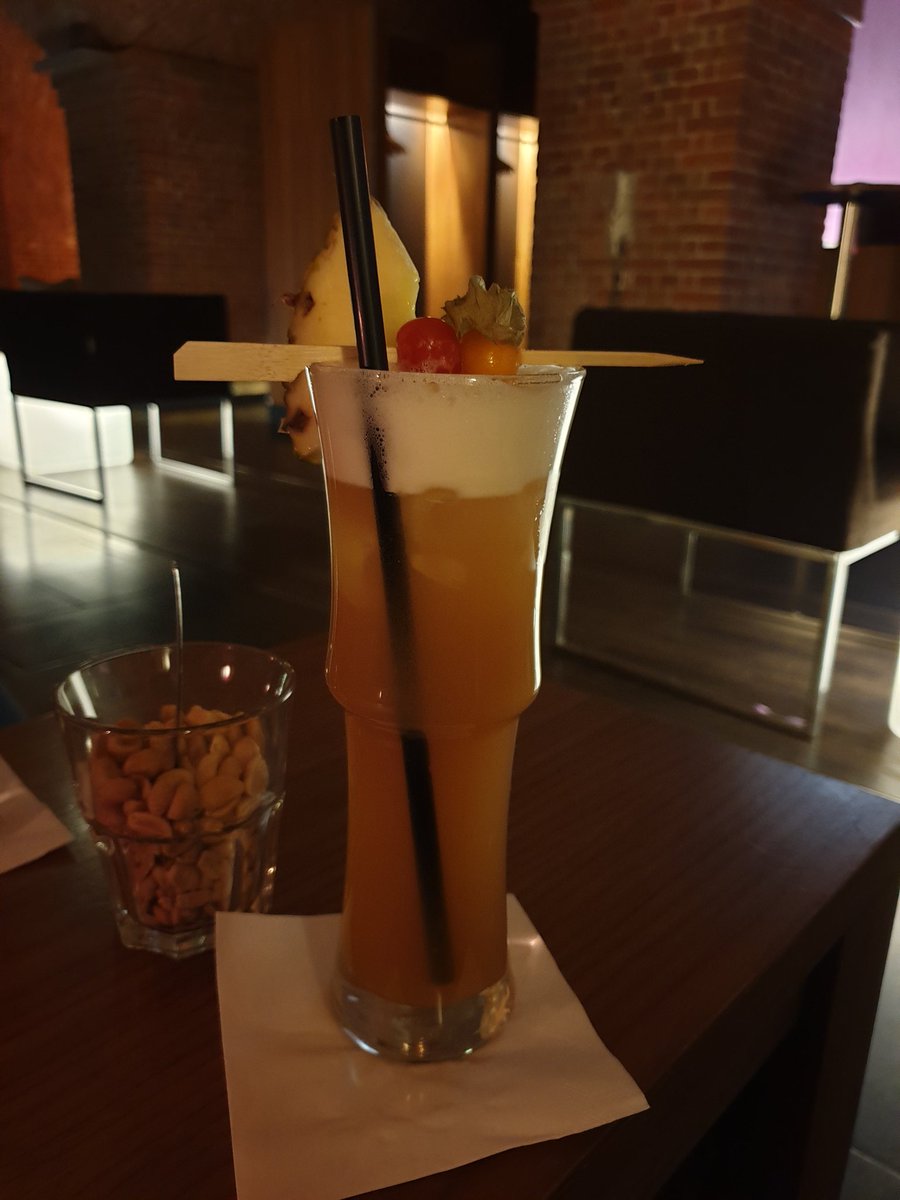 IRLWhiskeyStout's tweet photo. This evening in #Hamburg I'm ready for a #ThursdayCocktail ๐. Having a delicious Mai Tai. #MaiTai
What's in your glass? https://t.co/AZED1dtsfj