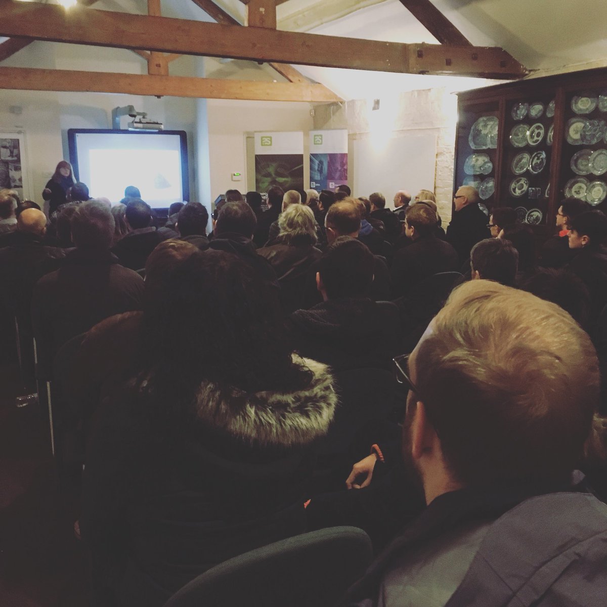 CentreSpaceArts's tweet photo. A full house with @StokeOnTech_ tonight @SpodeWorks #lecture #tech #soode #function #InformationTechnology #speaker #informative https://t.co/eYh4V5wjVA