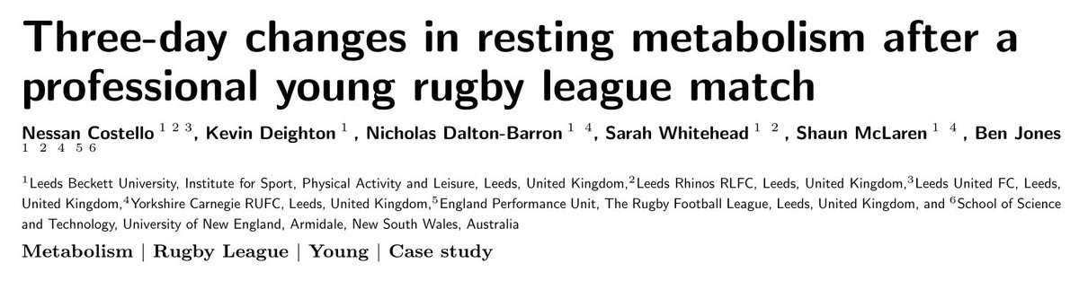SportPerfSci Reports tweet media