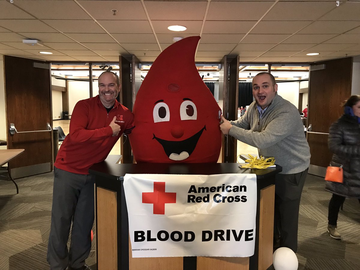 NebraskaUnions's tweet photo. We saw Bloody the Bloodrop at the @redcross_unl Blood Drive! You can donate until 5 today! https://t.co/iZ3CNy9jRv