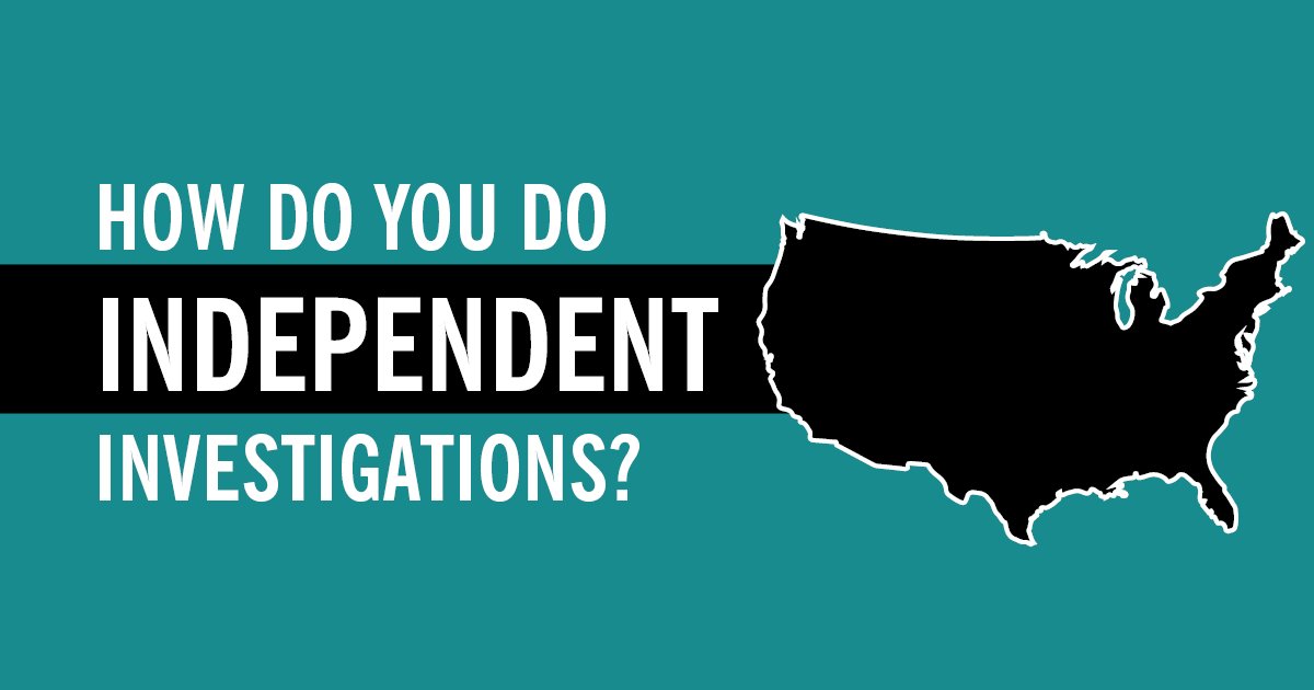 SeaCPC's tweet photo. Our Serious and Deadly Force Investigation Taskforce (SDFIT) is looking into how we should be handling independent investigations of police under I-940. Here’s how other places around the country are already doing it: https://t.co/wuJJJqj5Gm https://t.co/rktLQZ8ASG