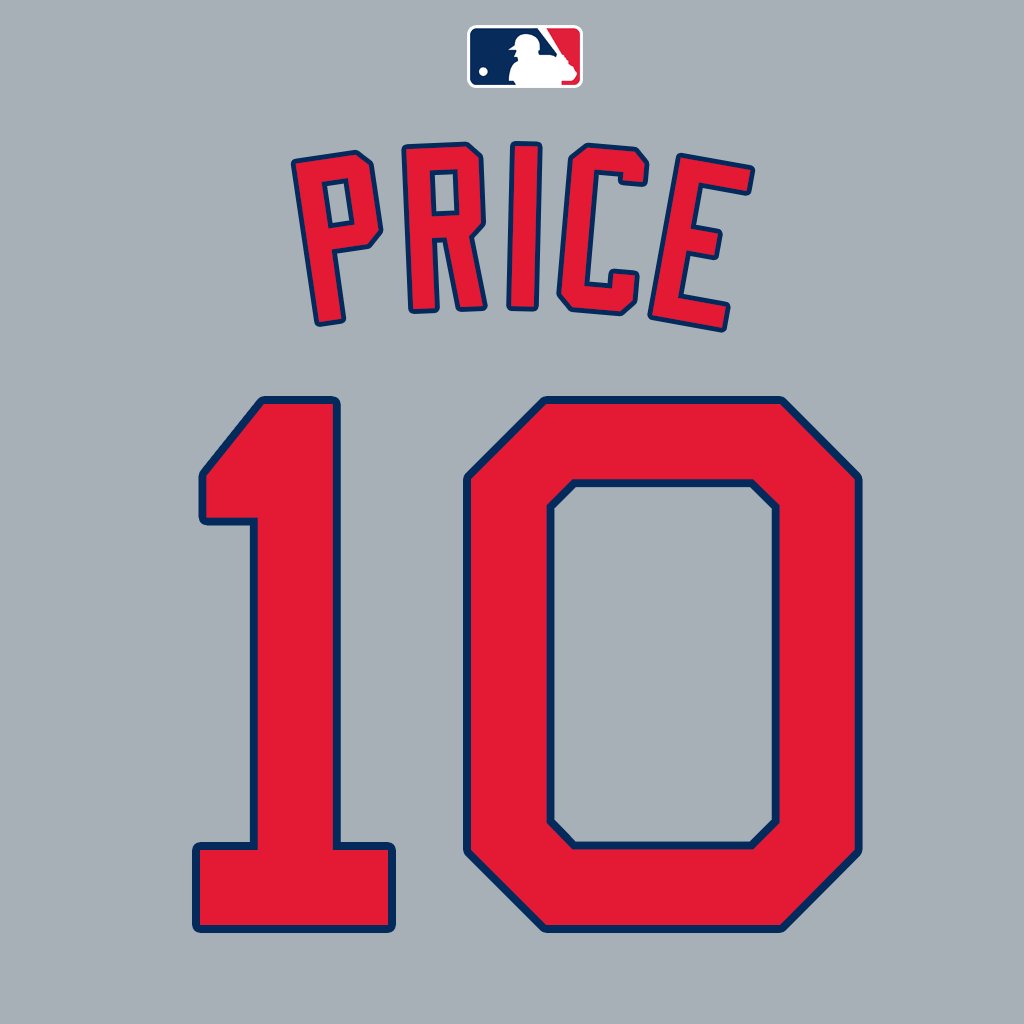 MLB Jersey Numbers on Twitter "LHP David Price (DAVIDprice24
