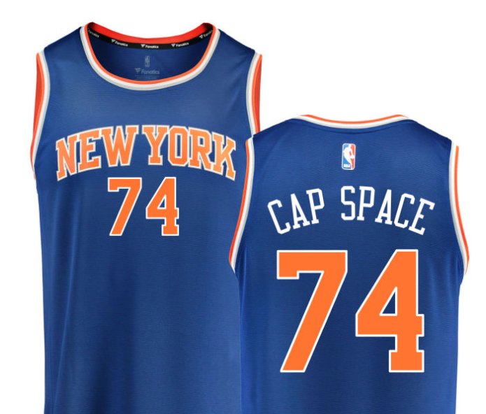 knicks cap space jersey