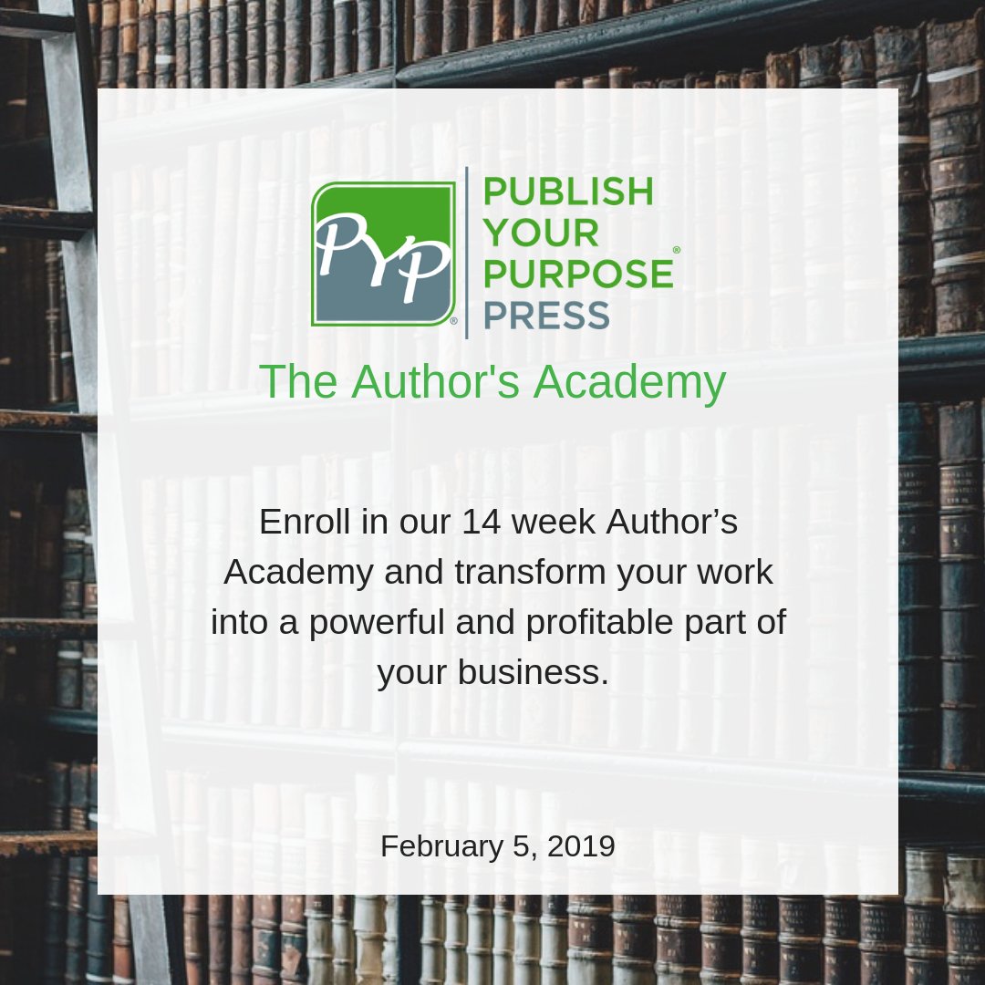 PublishPurpose's tweet image. The next Author&apos;s Academy starts soon, sign up below! #GetStarted #AuthorsAcademy #PublishYourPurposePress #Writing

…lishyourpurposepress.clickfunnels.com/optin-25543269