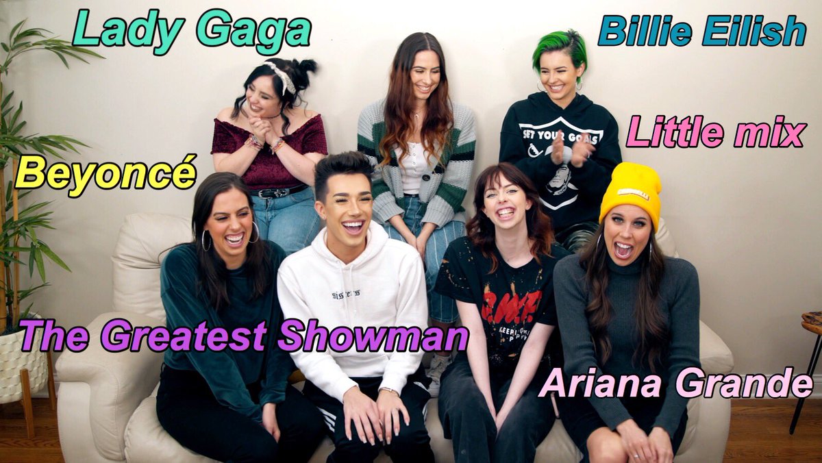 LisaCim's tweet photo. If you haven’t seen it yet, check out our latest #HarmonizingChallenge featuring the one and only @jamescharles ! I had WAY too much fun editing this video, I’m obsessed with how it came out 🙈😂🙌🏼 https://t.co/lygjSsAiV4 https://t.co/fDYdjMLTtG