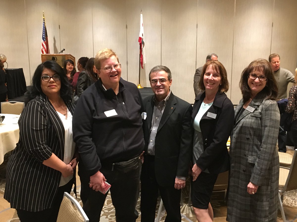 OPARC's tweet photo. With January wrapping up what a great way to look back and reflect on a #ThrowBackThursday, Check out some of our staff with the Mayor of Montclair at the Legislative Breakfast honoring members in our community who help make dreams come true for people with disabilities. #OPARC https://t.co/QS9qkXeVFl