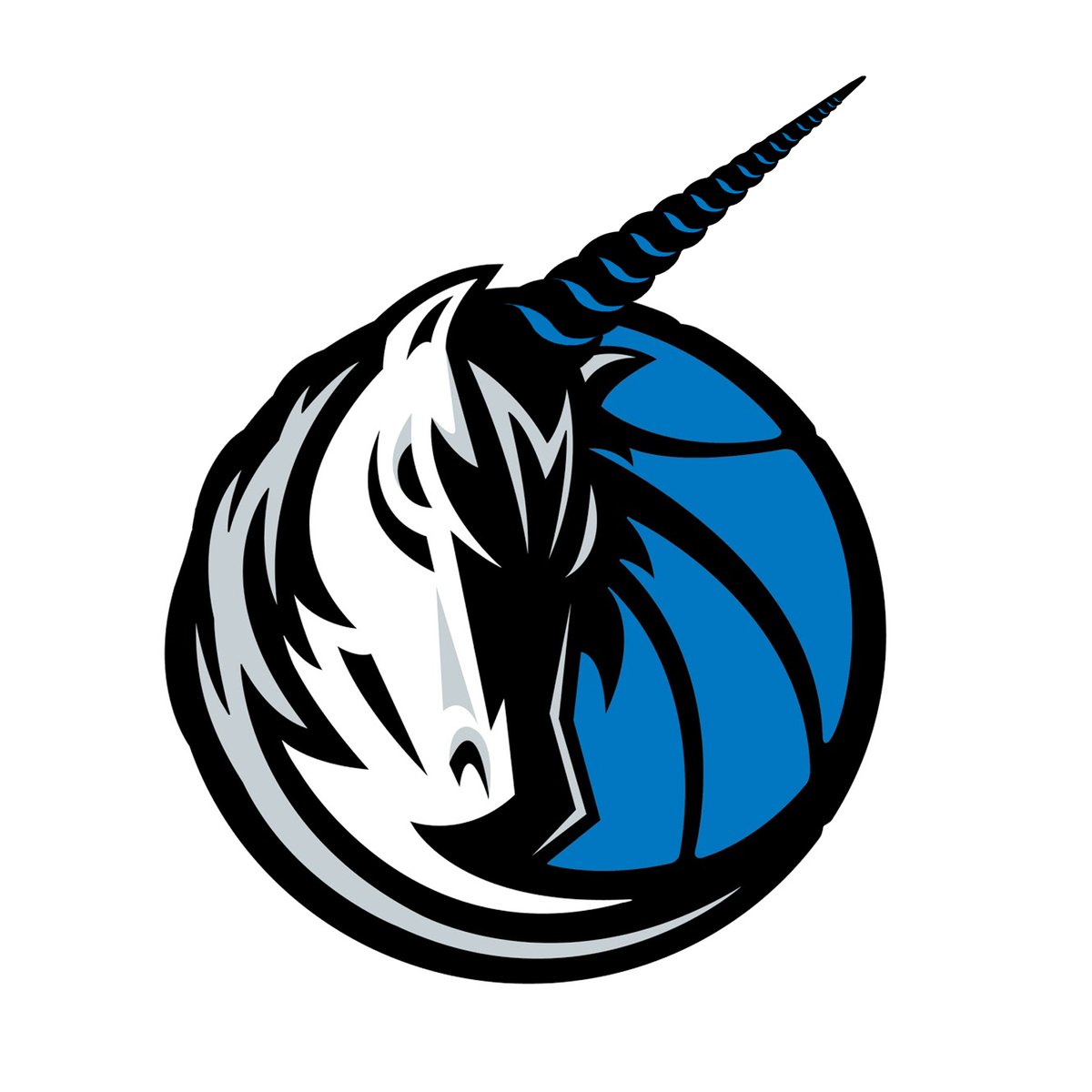 NBALatvija's tweet photo. Mavericks jaunais logo https://t.co/umYgWXY9w2