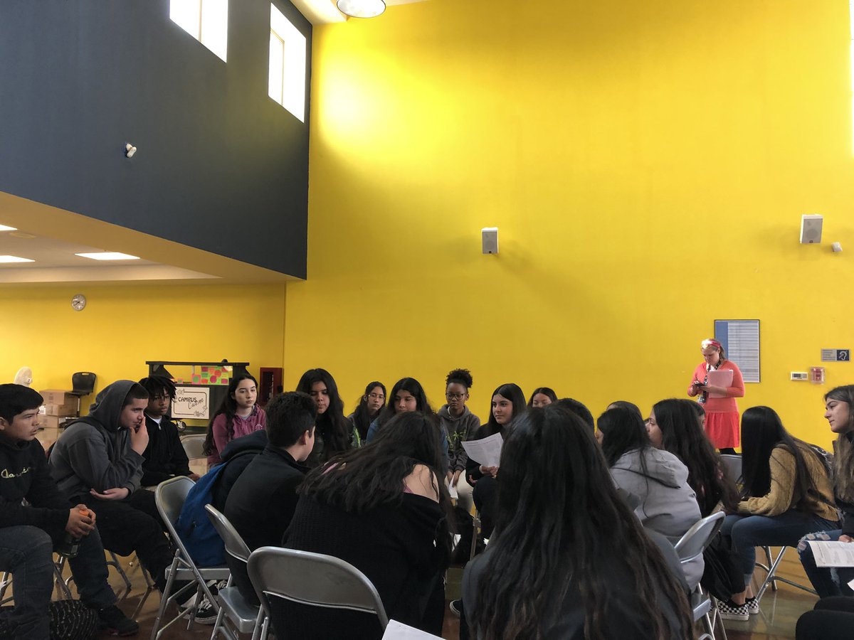 Thank you to <a href="/rivercityhigh/">RiverCityHighSchool</a> AVID program for hosting my 8th graders for the showcase! It was great! <a href="/WUSDK12/">WUSD</a> <a href="/elkhornvillage/">ElkhornVillage</a>