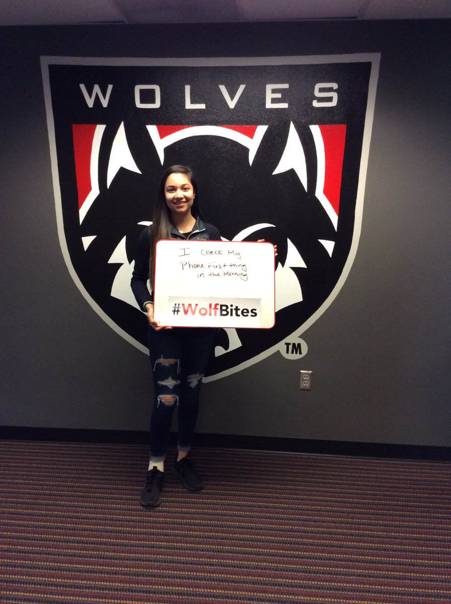 WesternOregonU's tweet photo. Hey Wolves! 🐺 This week for #Wolfbites we asked students how they start their day in the morning. Here are their responses. Let us know how you all start your morning! https://t.co/HifLmnK6dO