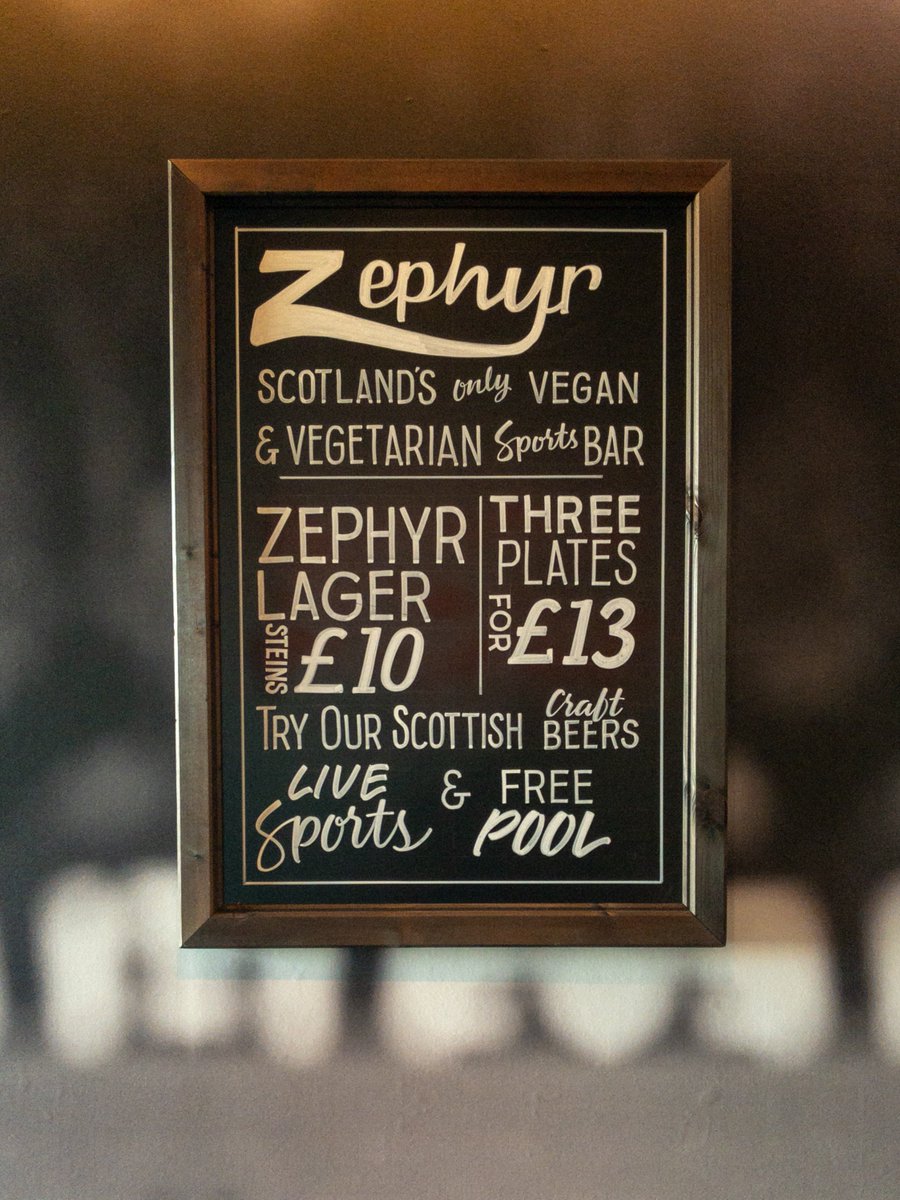 This evening we are thrilled to officially open the #ZephyrSportsBar Scotland’s first hotel vegan/vegetarian restaurant. We are extremely thankful for all of our friends from @team_muirhead and @redskymanagement who helped us with the opening!
.