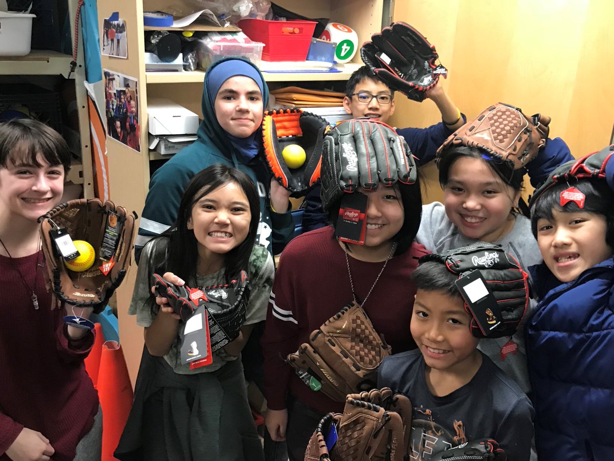 HazelValleyPE's tweet photo. Spring is near and we are ready for our catching and throwing unit! #pe #physed #baseball #highlineproud @DonorsChoose #donorschoose https://t.co/mQ8DIp4K94