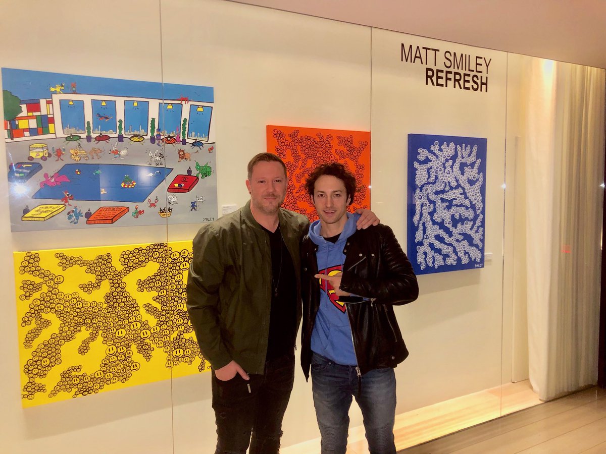 Thanks for coming to see my exhibit ⁦<a href="/MondrianLA/">Mondrian LA</a>⁩ ⁦<a href="/BGMDirector/">BrendanGabrielMurphy</a>⁩ !! Always great to catch up and talk art 🖼 !!