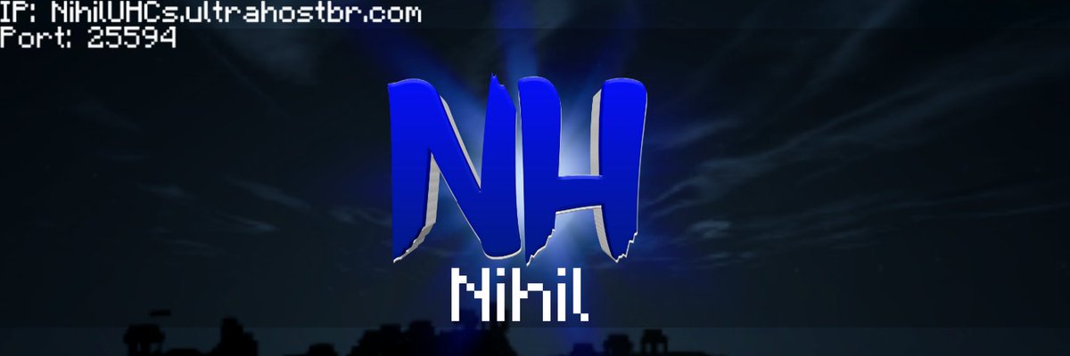 iBrenoSz's tweet photo. +1 Trabalho Concluído ✓🛠️

Título : Logo+Header
Tema : Servidor Minecraft
By : @iBrenoSz 
For : @NihilUHCs
Team : @AquaDesignerss

🔄+❤️ Me Motiva A Continuar Fazendo Trabalhos Design 🤗❤️ https://t.co/exD4kBOs6l