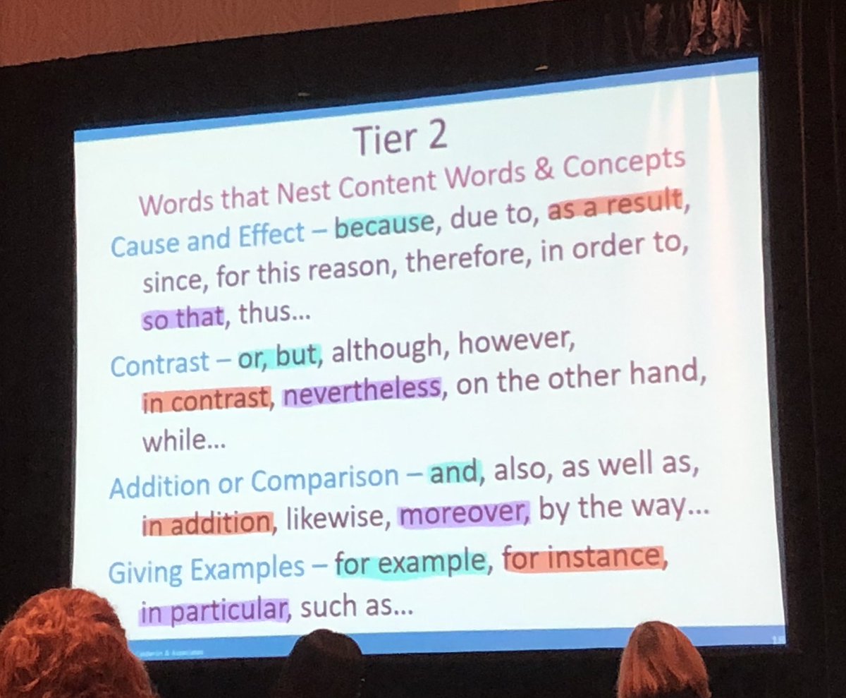 hcrawfordELL's tweet photo. So important to make sure students use a variety of tier 2 words! #VESA2019 @VirginiaESLSA #vocabulary #englishlearners #VAis4Learners https://t.co/6AcrUie70o