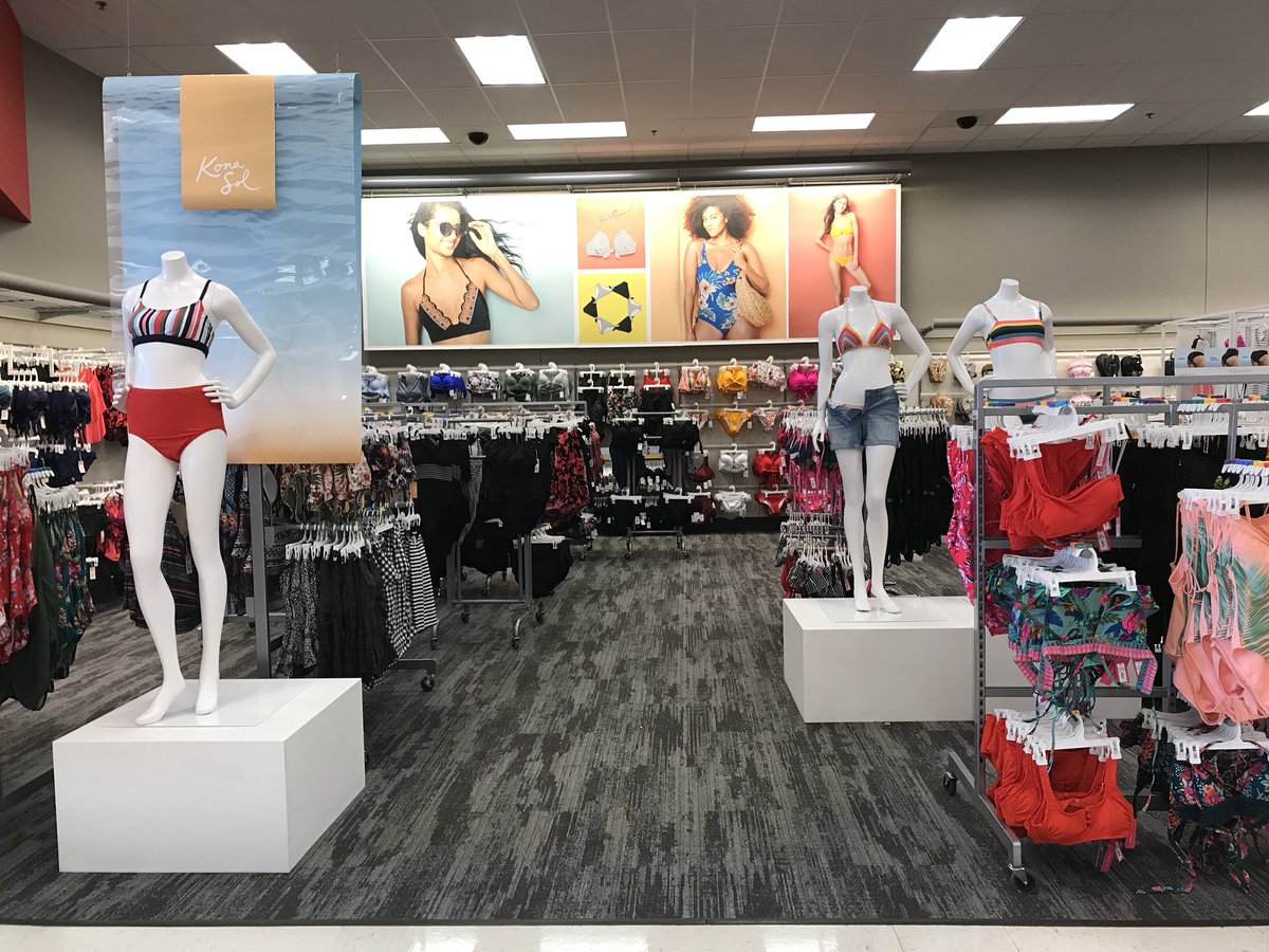 VMLAshley's tweet photo. Swim Update Loaded 👙🌞 #HubCityTarget #TargetStyle #visualmerchandising https://t.co/z0zLWZPMpA