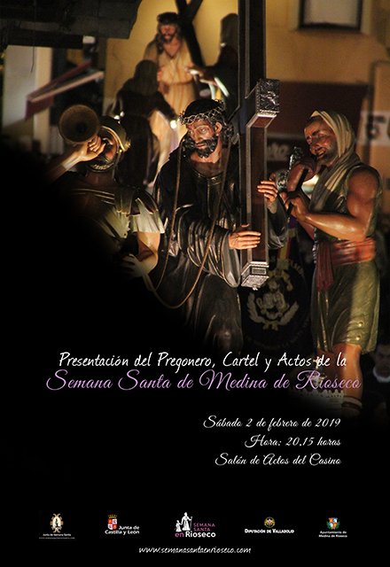 Mañana será la presentación del cartel, pregonero y actos de la <a href="/ssenrioseco/">Semana Santa Rioseco</a> 2019.

A las 20:15 horas ⏰ en Casino Círculo de Recreo.