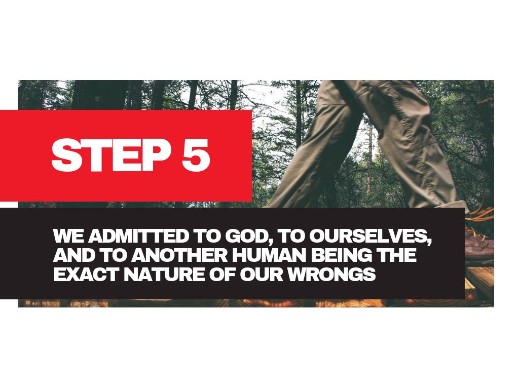recoverycourse's tweet photo. The Recovery Course is a sixteen week course that follows the twelve steps helping people find freedom from addiction, compulsive behaviour and habits that are ruining life! Here’s step Five. #thetwelvesteps #freedomfromaddiction #recoveryispossible #recoverycourse #freedom https://t.co/2MGR4gYwQI