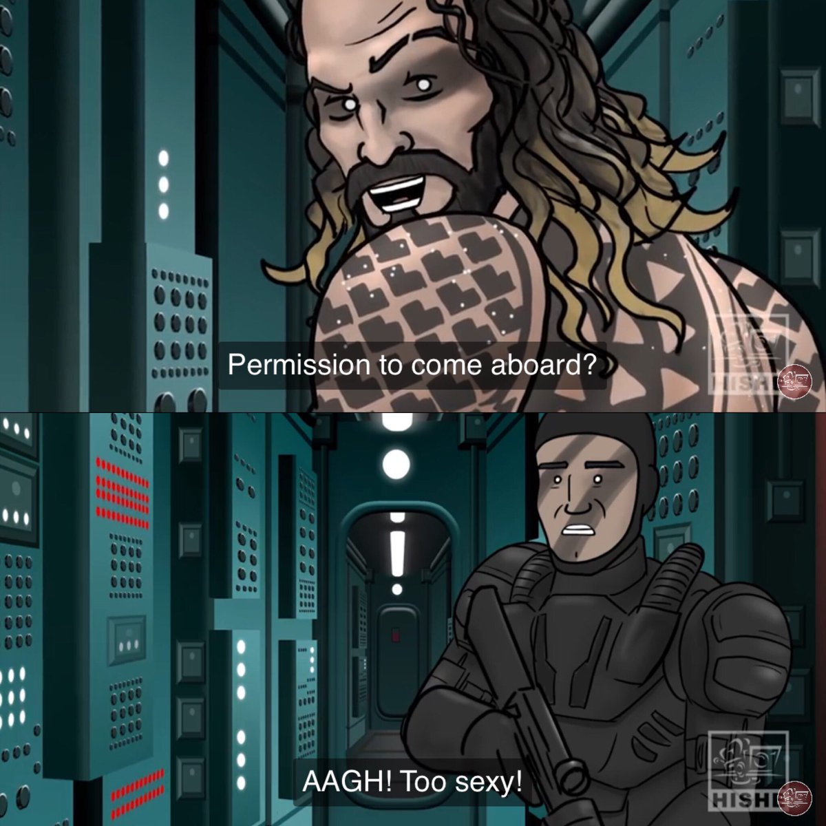 Filmde ben ahahahah <a href="/TheHISHEdotcom/">HowItShouldHaveEnded</a>  Awesome 😂😂