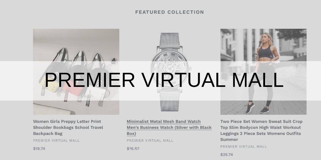 Shop our Featured collection today! We have women clothing, watches, backpacks, and more for discounted prices.
#virtualmall #discountedproducts #featuredproducts #sales #OnlineShopping