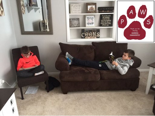 ClareBotelho's tweet photo. Because you can never see enough @Newark_KS and @Newark_PS kiddos at home reading!  Great job big brother on being a P.A.W.S.tastic example and showing your little brother what Academic Responsibility looks like. #NCSDLearns #ChooseJoyNCSD https://t.co/GRoexu16zu
