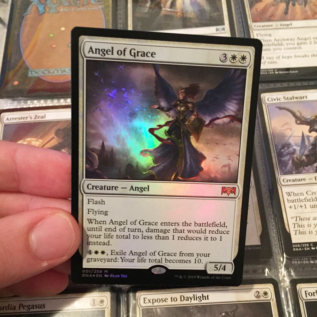 CardsRex's tweet image. Some of my favorite pulls from my Ravnica Allegiance Booster Box! Crazy pulls!! #MTG #MagicTheGathering #RavnicaAllegiance