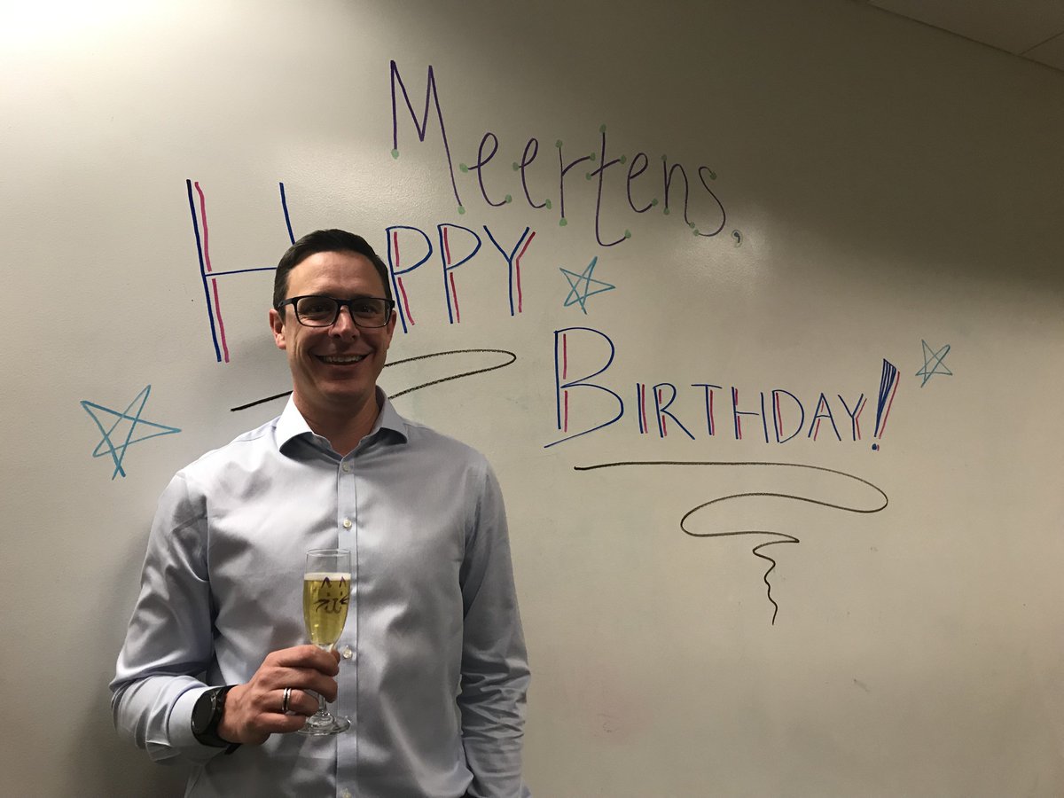 Happy Birthday to Tom Meertens, our Chief of Global Operations, who we've had the pleasure of celebrating with at our Denver office. Happy Birthday Tom!