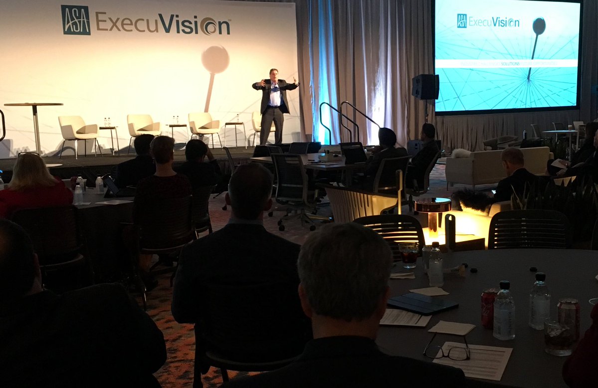 __SOTR__'s tweet photo. Today: @williamctaylor of @FastCompany delivering #keynote for #ASAExecuVision (photo cred. @StaffingTweets) https://t.co/ItsO3gQ7eU