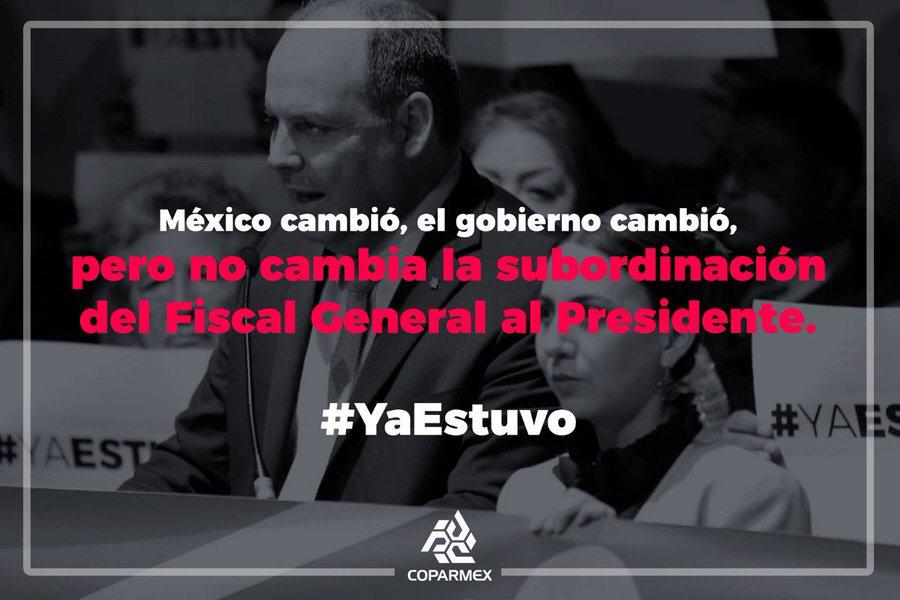 CoparmexPuebla's tweet photo. ¡Suma tu #FirmaPoderosa apoyando la #Reforma102!
El principal problema de México es la debilidad del Estado de Derecho. Padecemos impunidad pues no contamos con una Fiscalía General autónoma, con fiscales capacitados que persigan los delitos efectivamente. #YaEstuvo #FiscalCarnal https://t.co/rKtIUYkvBl