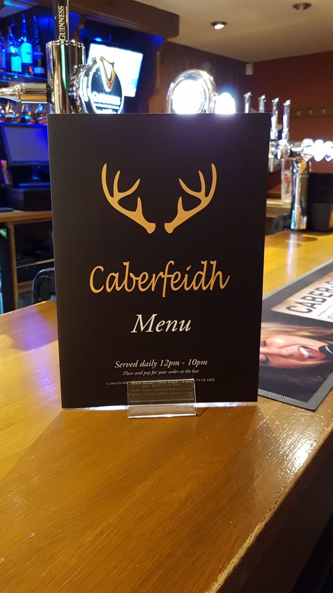 Our new menu is now available. Come down as we have added even more delicious food to this menu. #elginscotland #caberfeidhelgin #caberfeidhbar #newelgin #morayfood #elgin #elginmoray #moray #morayshire #newmenu #tasty #placestoeatmoray #delicious