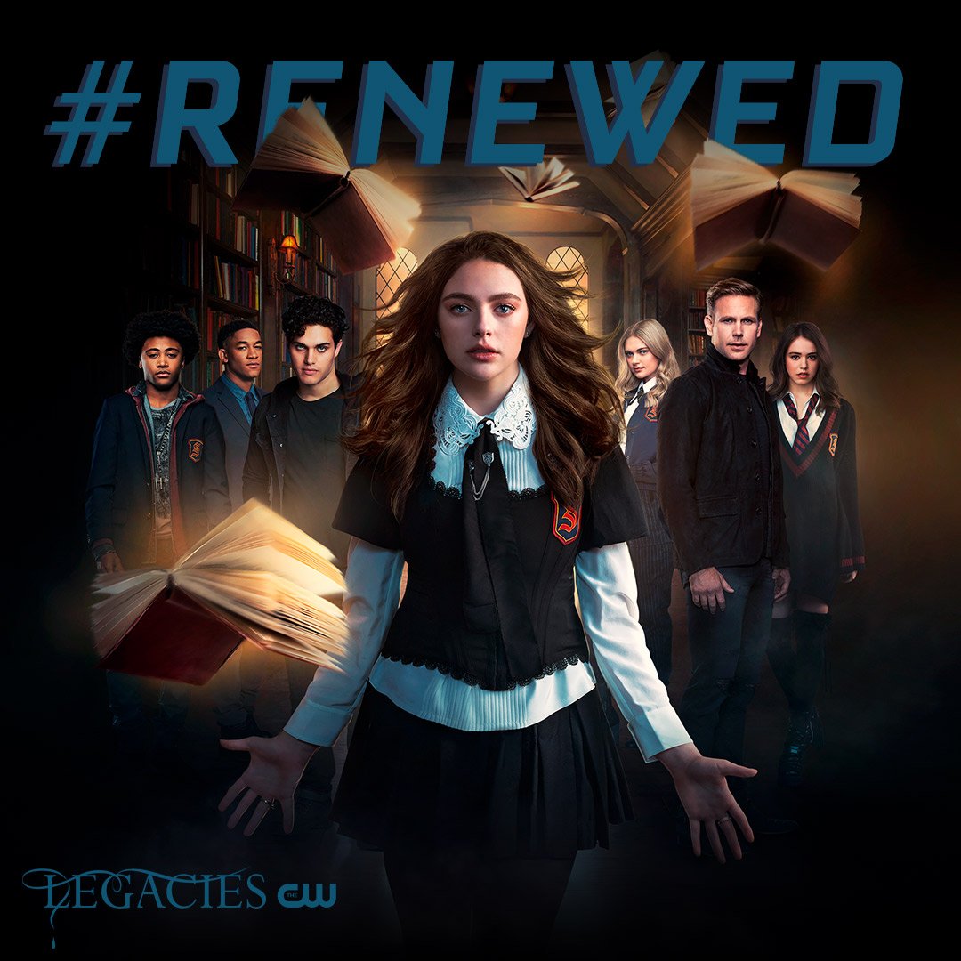 See you next semester! #Legacies has been renewed for another season!