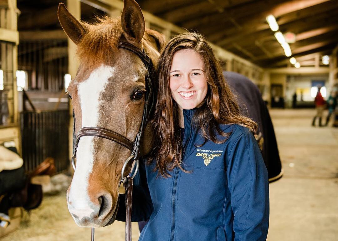 Today we visited <a href="/EHCEquine/">Intermont Equestrian</a> with Cara Brooks and Samson. #Thanks for the #horseplay 😉🐴. Our Equestrian Program has 20 #NationalChampionships and riding scholarships. Join Saturday, Feb. 2 for our Blue &amp; Gold Scholarship Day! #equestrian #saddleup <a href="/CTCLColleges/">CTCLColleges</a> <a href="/VaPrivColleges/">VaPrivateColleges</a>