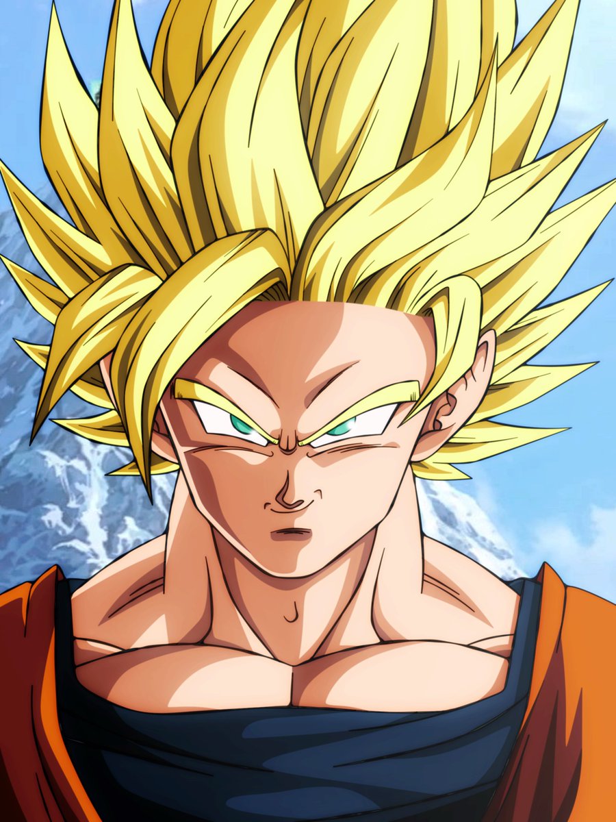 X 上的TheGhost:「Goku ssj 2 Blue estilo Shintani / X