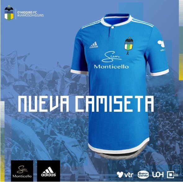 O Higgins Fc Twitterissa Camiseta Titular La Camiseta Titular 2019 El Tradicional Celeste Sera El Color De La Nueva Armadura De O Higgins Fc Lagranfiestaceleste Https T Co Mt01nudklo