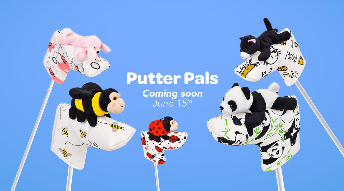 CCForGolf's tweet image. Putter Pals - Coming Soon! 
#GolfMerch #Golf #CreativeCoversForGolf #golfers