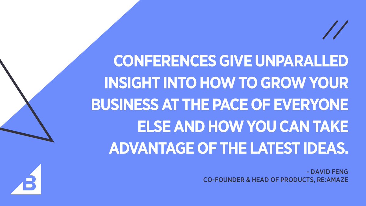 BigCommerce's tweet photo. See why @davidsfeng and 11 more experts recommend you attend #ecommerce conferences in 2019: https://t.co/PZe9EGjvRo https://t.co/rq0zeJBYpY