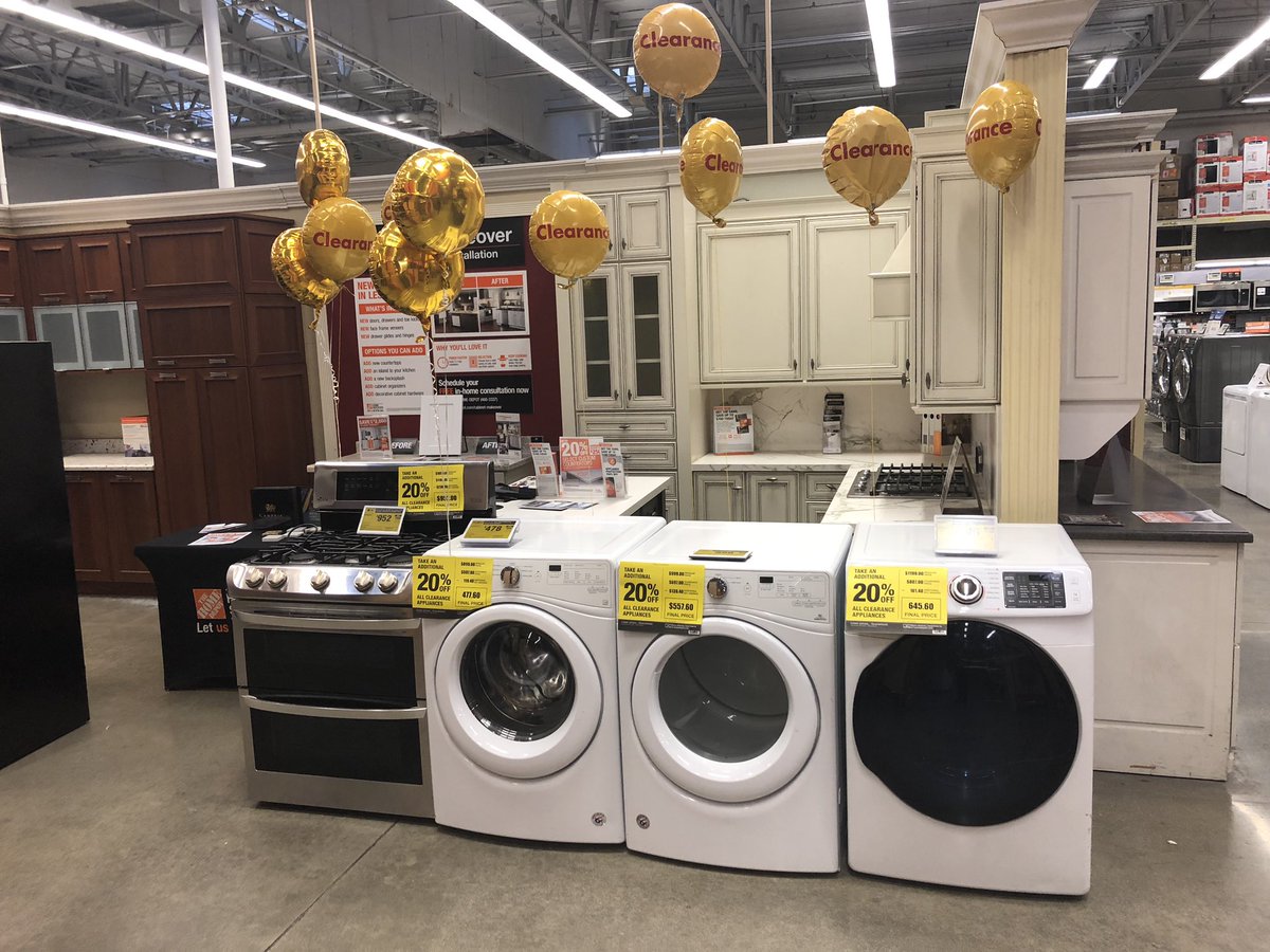 #603 has a major clearance event on appliances with additional 20% OFF!! The Tustin Homedepot is ready to sell more💪🏼💪🏼🎊🎊 #603 <a href="/Steven_Mousseau/">Steven Mousseau</a> <a href="/Jaime_HD_D25/">Jaime Castillo</a> @YoAleman_THD