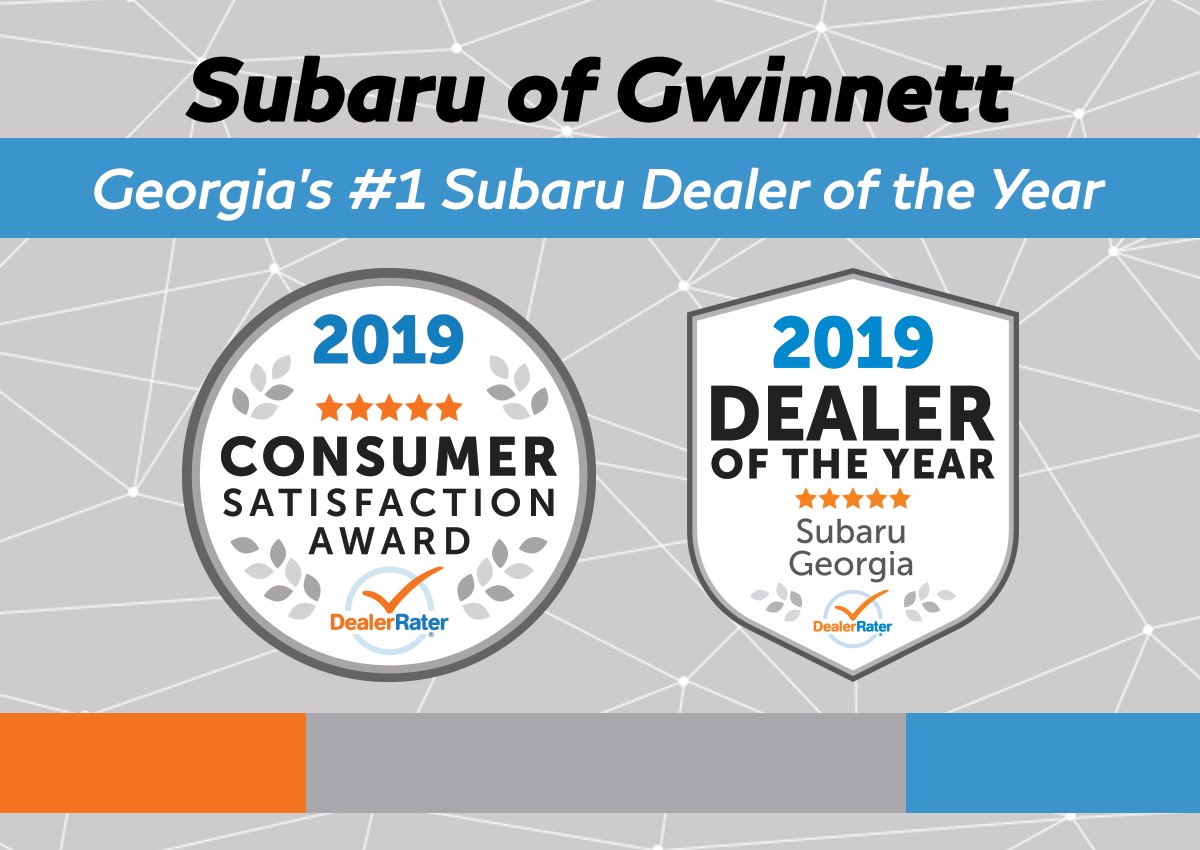 We are honored to announce we are the recipients of the 2019 DealerRater Dealer of the Year Award! 🧡 

#Subaru #DealerRater #DealerRaterofTheYear