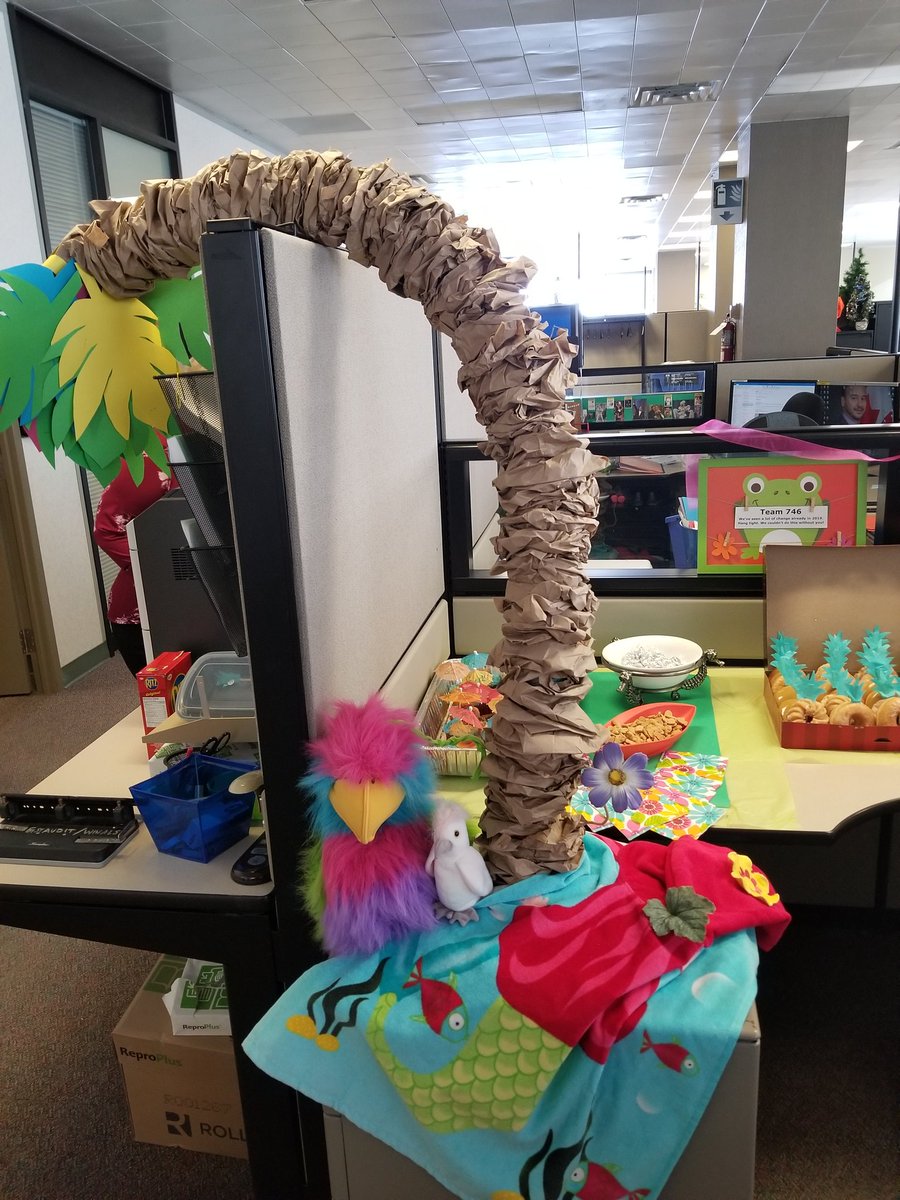 ATD 746 Employee Appreciation Day! Hawaiian day, shaking off the winter blues! "Appreciation is a wonderful thing: It makes what is excellent in others belong to us as well." #gratefulformyteam