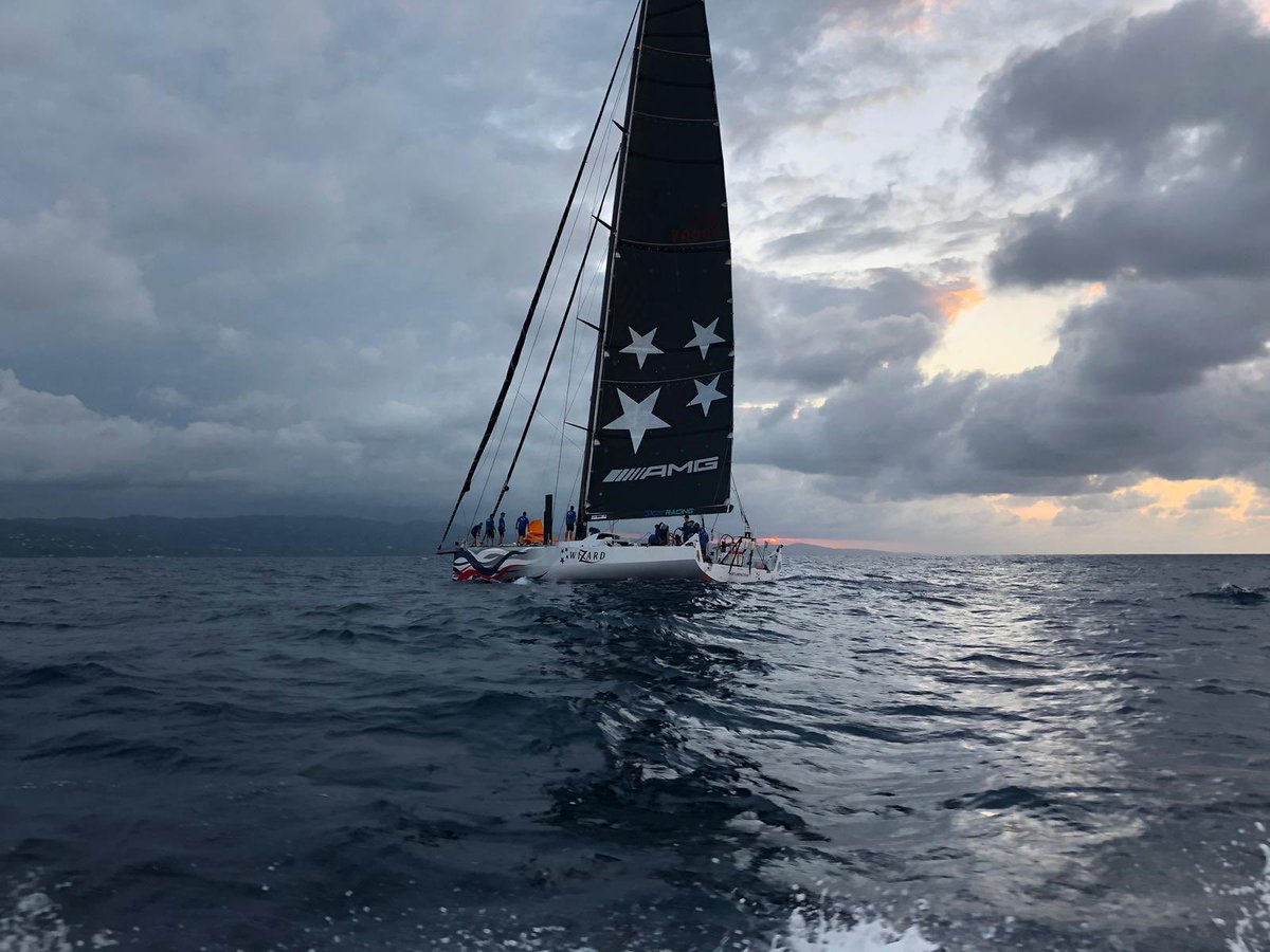 Wizard takes line honors in the IRC fleet finishing at 17:57:13