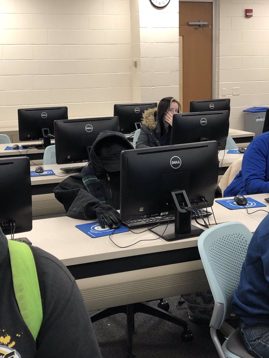 MicheleLeeKoz's tweet photo. A few minutes into my #stats class I wondered why I had not heard a peep or saw any movement from this student. For a second I worried. Then, I realized my error. We spent the next 10 minutes discussing &amp; laughing. #practicaljoke #soctwitter #sociology #teaching #statisticsfun https://t.co/odxRy6mebE