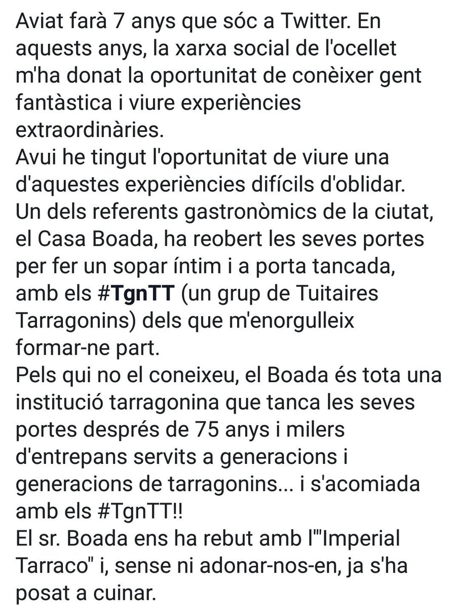 JoanBoronat's tweet image. Res més a dir... #GraciesBoada!
Ja descomptem els dies per gaudir d&apos;un Pregó de Sta Tecla diferent. #BoadaPregoner!