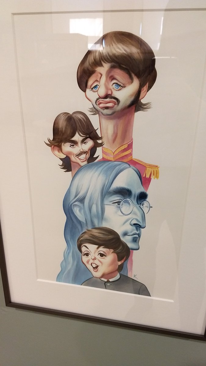 sandymaxx's tweet photo. Bill. Beatles. Bono.
Renowned caricaturist #JohnKascht from Waukesha has captured what's unique about many faces. See his art &amp; learn about his creative approach when you watch #TheArtsPage SUN FEB 3 at 5P on @MilwPBS Ch 36 https://t.co/6pzoGqV8rk